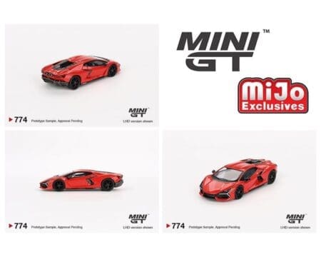 Mini GT 1:64 Lamborghini Revuelto  Arancio Dac Lucido