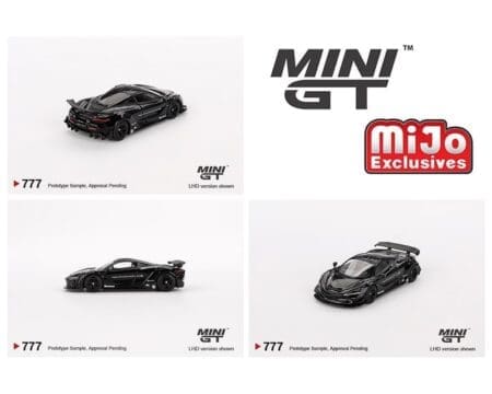 (Preorder) Mini GT 1:64 McLaren 720S LB★Works - Black- Mijo Exclusives