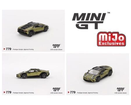 Mini GT 1:64 Lamborghini Huracán Sterrato - Verde Gea Matt- Mijo Exclusives