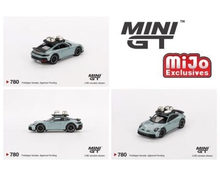 Mini GT 1:64 Porsche 911 Dakar - Shade Green Metallic - Mijo Exclusives