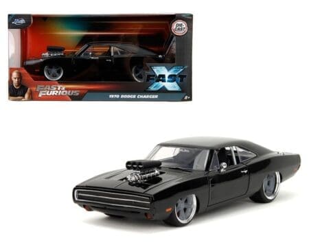 Jada 1:24 Dom's 1970 Dodge Charger - Black - Fast & Furious: Fast X