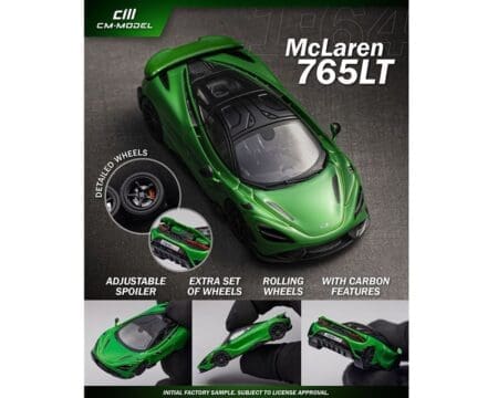 CM Model 1:64 McLaren 765LT - Metallic - Green - Limited Edition