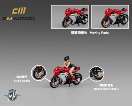 CM Model 1:64 MV Agusta SV800 With Showgirl Figure - Limited Edition
