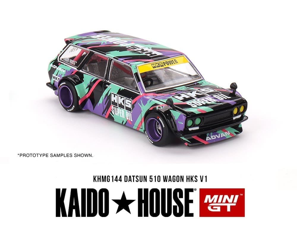 Mini GT x Kaido House 1:64 Datsun KAIDO 510 Wagon HKS V1