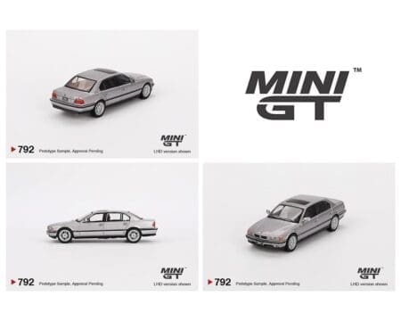 (Preorder) Mini GT 1:64 BMW 750IL - Aspen Silver Metallic - Mijo Exclusives