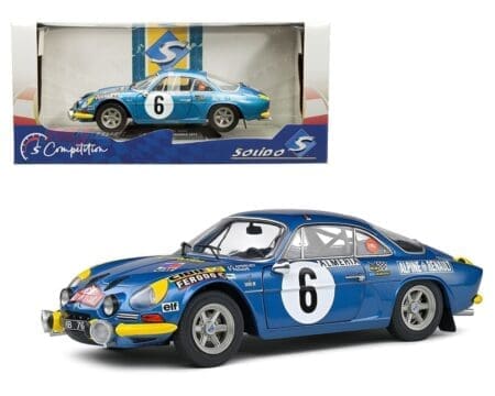 Solido 1:18 Alpine A110 1600S - Rallye de Montecarlo 1972 - #6 Andruet / Pagani - Competition