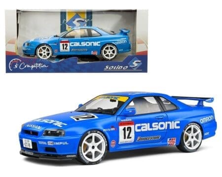Solido 1:18 2000 Nissan Skyline GT-R (R34) Streetfighter Calsonic Tribute - Competition