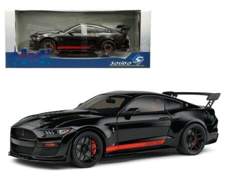 Solido 1:18 2022 Ford Shelby GT500 Code Red - Black