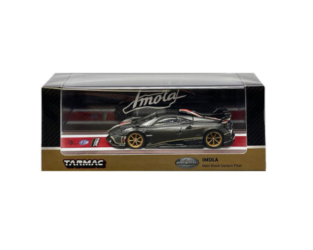 Tarmac Works 1:64 Pagani Imola Limited Edition - Matt Black Carbon Fiber- Global64 - Image 2