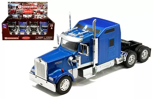 New Ray 1 32 Kenworth W900 11 Display Tray Set of 4 M J Toys Inc. Die Cast Distribution Specializing in Die cast Collectibles Since 1987