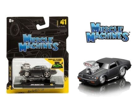 Muscle Machines 1:64 1987 Buick GNX - Dark Grey Metallic - Series 7 Model 41