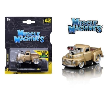 Muscle Machines 1:64 1949 Ford F1 Pickup - Gold