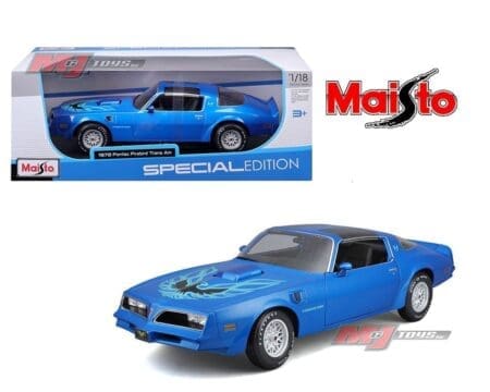 Maisto 1:18 1978 Pontiac Firebird Trans Am - Blue - Special Edition
