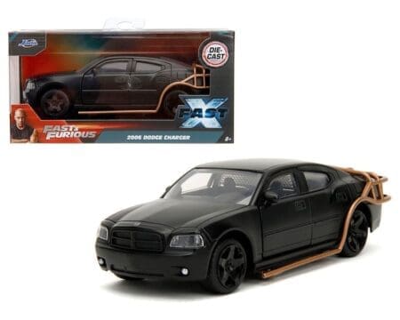 Jada 1:32 2006 Dodge Charger Heist Car - Black - Fast & Furious FX10