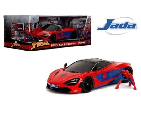 Jada 1:24 McLaren 720S and Spider-Man Figure - Marvel Spider-Man - Hollywood Rides