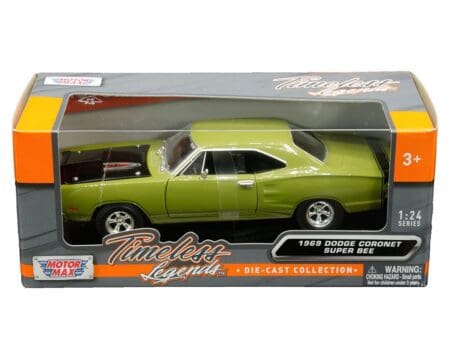 Motormax 1:24 1969 Dodge Coronet Super Bee -Timeless Legends