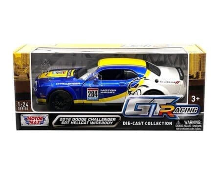 Motormax 1:24 2018 Dodge Challenger SRT Hellcat Widebody - GT Racing