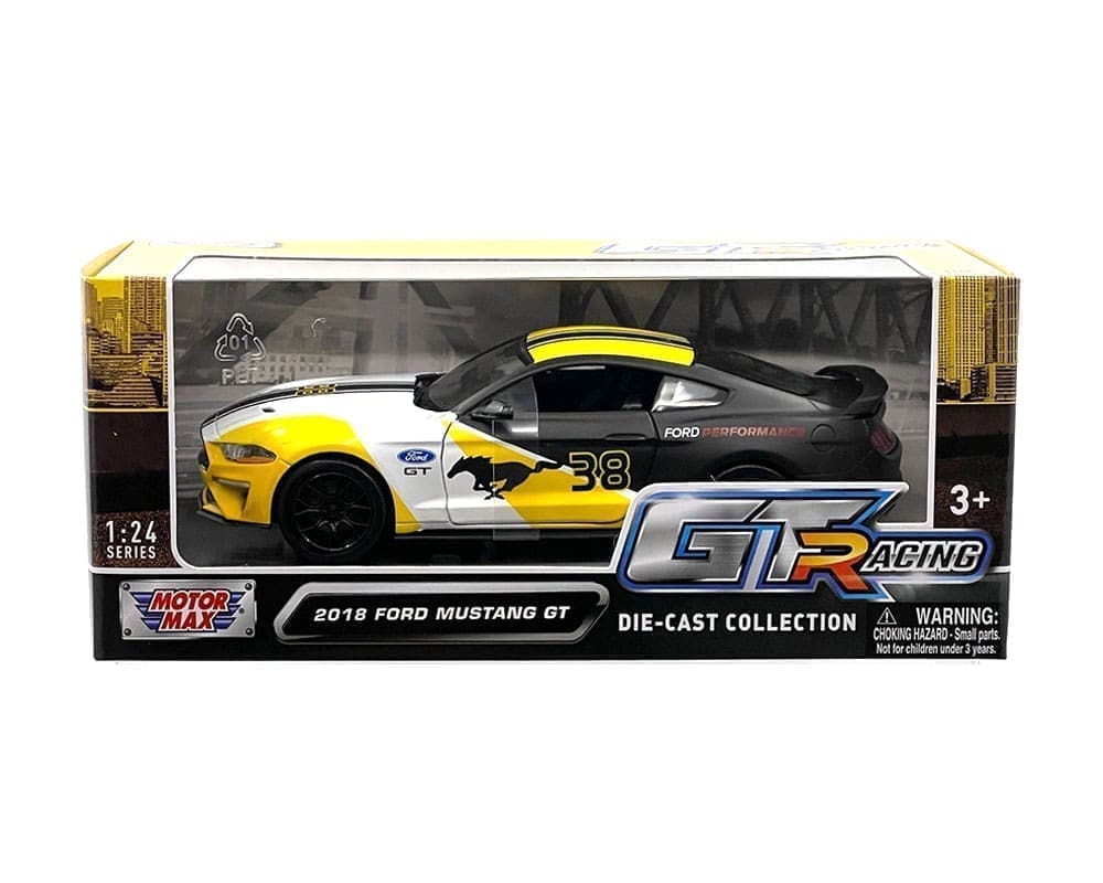 Motormax 1:24 2018 Ford Mustang GT - GT Racing - M & J Toys Motormax 1:24 2018 Ford Mustang GT - GT Racing - M & J Toys