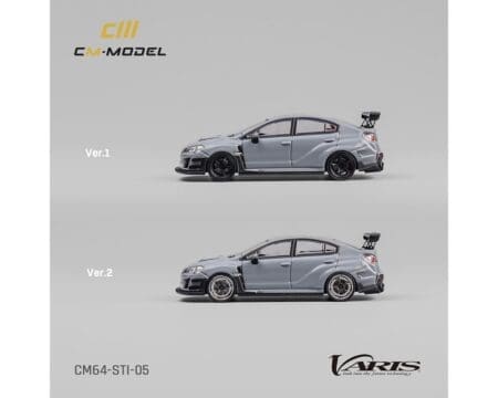 CM Model 1:64 Subaru STI Varis Widebody 1.0 - Gray - Image 2