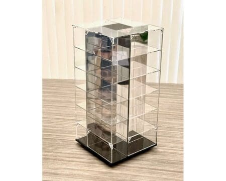 Showcase 1:64 Large 24-Car Display Desk Top Spinner with Mirror (8"x 8"x16.5") - MiJo Exclusives - Image 7
