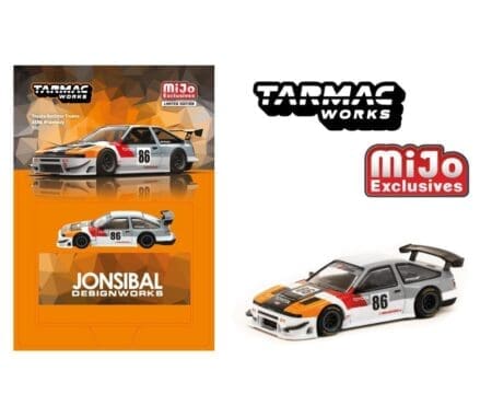 Tarmac Works 1:64 Toyota Sprinter Trueno AE86 Widebody TRD - MiJo Exclusives
