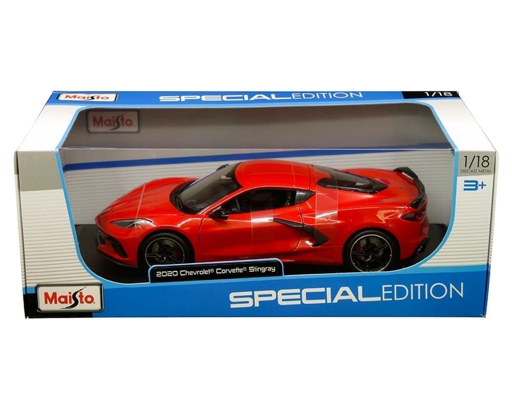 Maisto 1:18 2020 Chevrolet Corvette Stingray Coupe C8 (Red