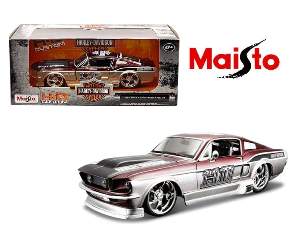限定セール -SALE Maisto 1:24 1967 Ford Mustang GT- Harley-Davidson Custom - M 自動車