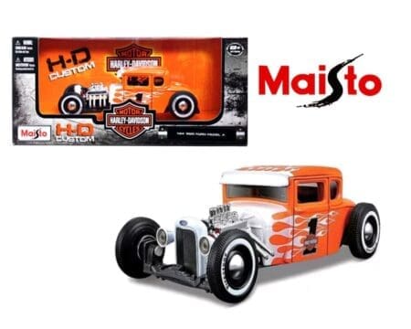 Maisto 1:24 1929 Ford Model A Flame - Harley-Davidson Custom