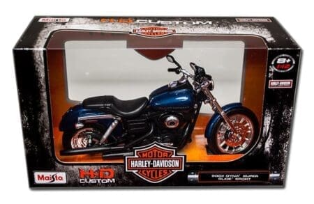 Maisto 1:12 2013 Harley-Davidson Dyna Super Glide Sport - Blue – H-D Custom Motorcycles