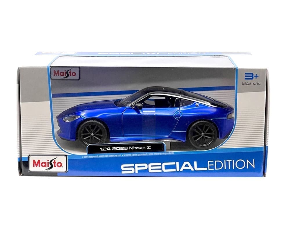 Maisto 1:24 2023 Nissan Z - Blue with Black Roof - Special