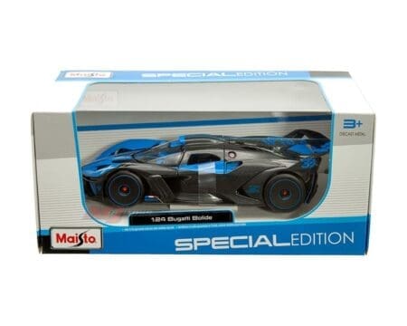 Maisto 1:24 Bugatti Bolide - Blue/Dark Grey Metallic - Special Edition