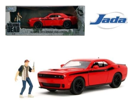 Jada 1:24 Glenn & 2015 Dodge Challenger - The Walking Dead - Hollywood Rides