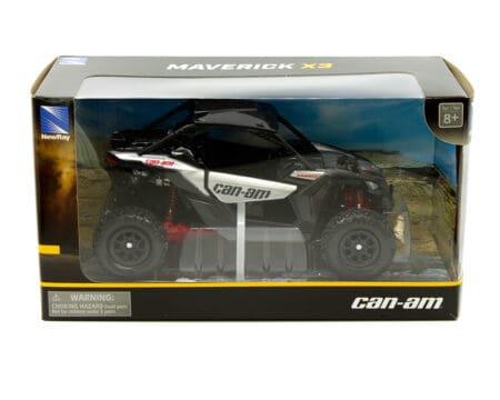 New Ray 1:18 Can-Am Maverick X3 - Silver/Black - Side-By-Side