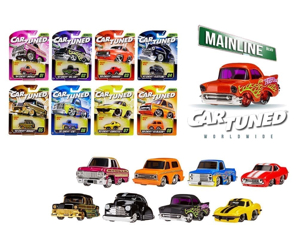 CarTuned 1:64 Series 1 Mainline Assortment 2024 - M & J Toys Inc. Die ...