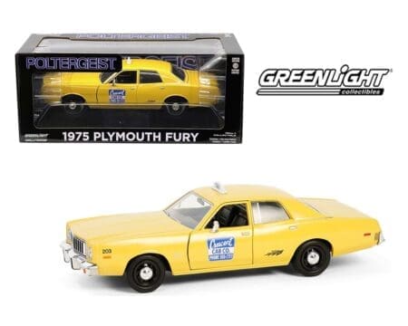 Greenlight 1:24 Poltergeist 1975 Plymouth Fury Crescent Cab Company - Hollywood