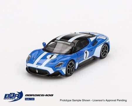 BBR Models 1:64 Maserati MC20 #1 Maserati Performance Experience - Blue - Limited Edition - Image 2