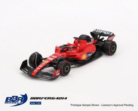 (Preorder) BBR Models 1:64 Ferrari SF23 #16 C. Leclerc 2023 Bahrain GP - Limited Edition - Image 2