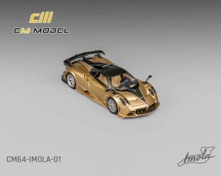 CM Model 1:64 Pagani Imola Full Carbon - Gold - Limited Edition - Image 2