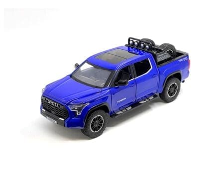 MiJo Exclusives 1:24 2023 Toyota Tundra TRD Off-Road 4x4 - Blue - Image 2