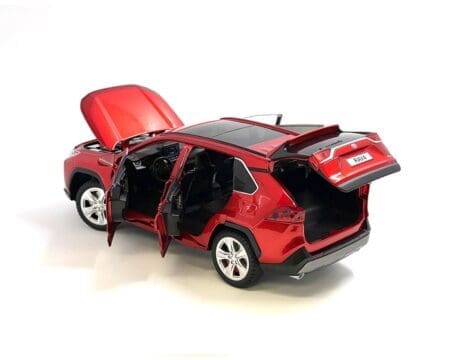 MiJo Exclusives 1:24 Toyota Rav4 Hybrid XSE - M Red - Image 2