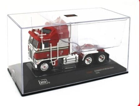 (Preorder) IXO Models 1:64 1976 Kenworth K100 Aerodyne Semi Truck - Red - Image 2