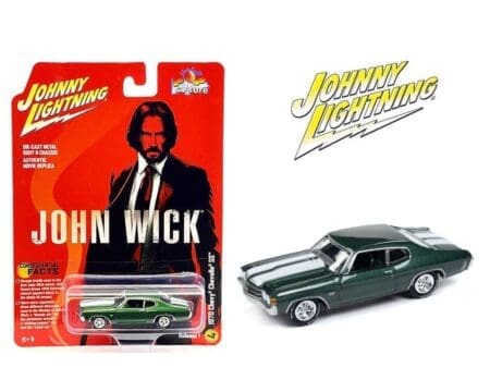 Johnny Lightning 1:64 John Wick 1970 Chevrolet Chevelle SS - Green