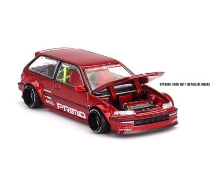 (Preorder) Kaido House x Mini GT 1:64 Honda Civic (EF) Kaido Works V2- M Red - Image 4
