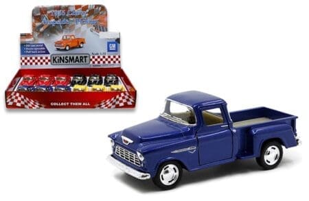 Kinsmart 1:32 1955 Chevrolet Stepside 5″ - Display Set of 12