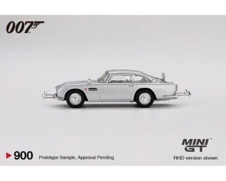 Mini GT 1:64 Aston Martin DB5 James Bond 007 Goldfinger - French Packaging - Limited Edition - Image 2