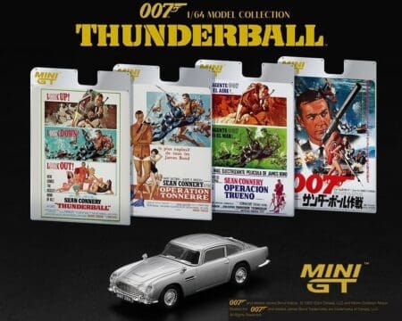 Mini GT 1:64 Aston Martin DB5 James Bond 007 Thunderball - French Packaging - Limited Edition