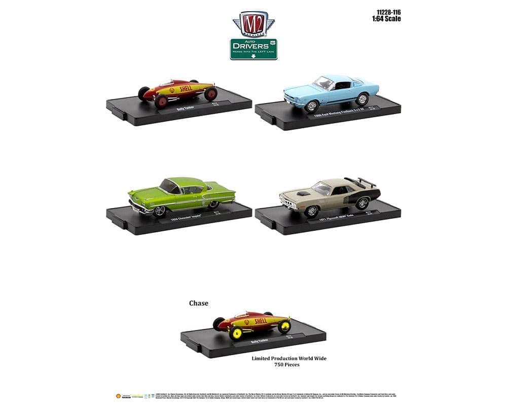 M2 Machines 1:64 Auto-Drivers Release 117 Assortment - M & J