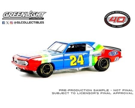 Greenlight 1:64 1969 Chevrolet Camaro - Jeff Gordon / Hendrick Motorsports First Win Tribute - May 29, 1994 - Charlotte Motor Speedway