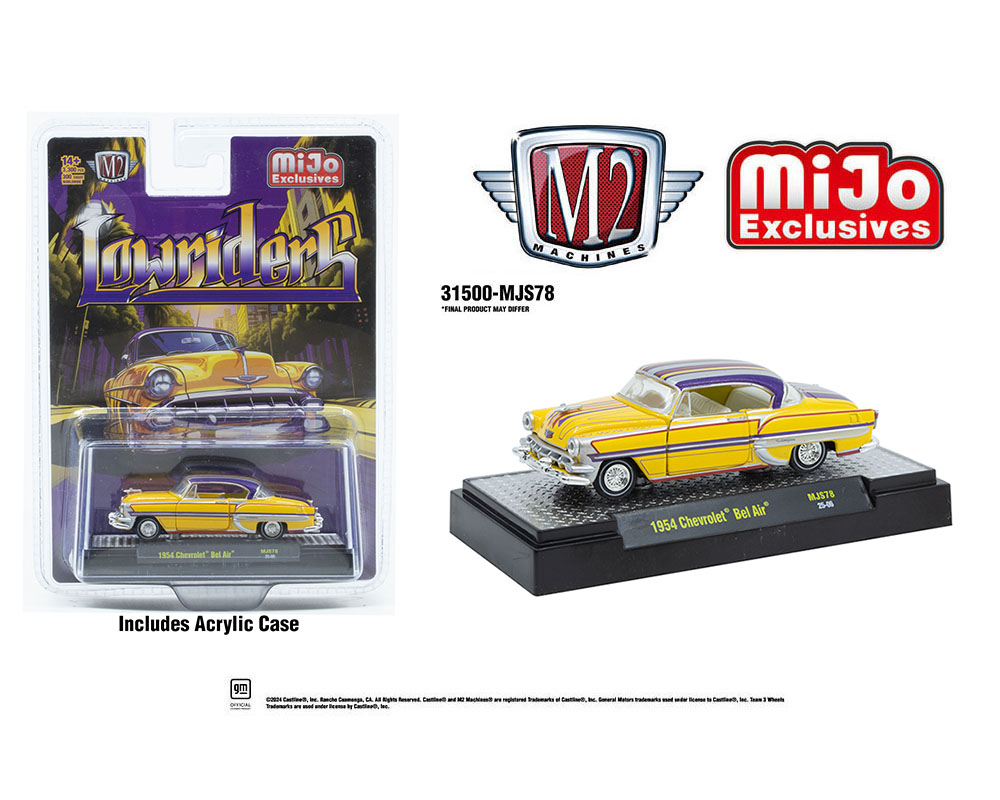M2 Machines 1:64 1954 Chevrolet Bel Air Lowriders Limited