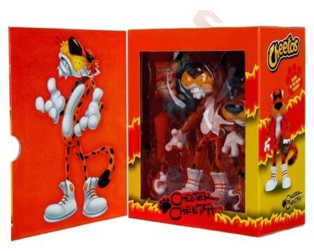 Jada 6" Cheetos Chester Cheetah  Flamin' Hot Crunchy Glow in Dark Action Figure